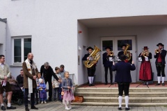 Musikalisch begleitete eine Abordnung der Stadtkapelle Bobingen die Segnung.