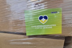 Viele dringend gebrauchte Hilfsgüter wurden gesammelt, u. a. über die Aktion "Euer Verbandskasten für die Ukraine".