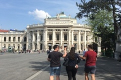 In guter Gemeinschaft die schöne Stadt Wien erkunden.